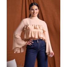 Blusa volantes blush