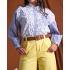 Camisera rayas encaje.