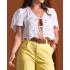Blusa librete blanca.
