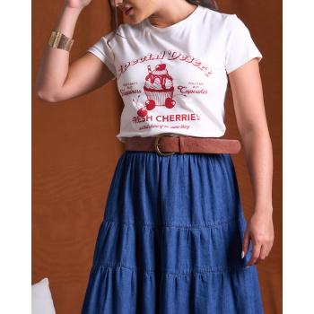 T-Shirt Blanca Desert