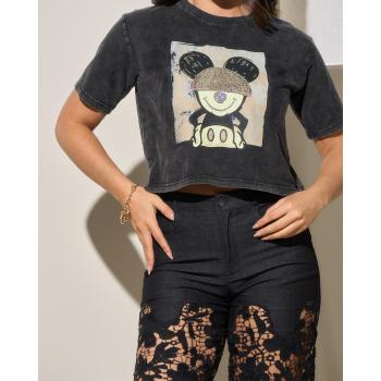 T-shirt Mickey Gris.