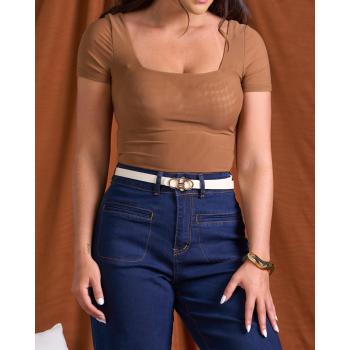 Bodysuit chocolate.