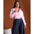 Camisera rosa flor.