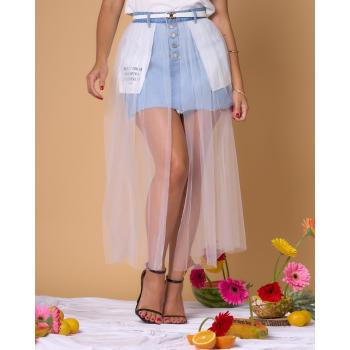 Maxi Falda Organza.