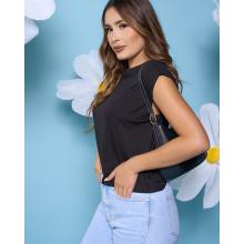 Blusa Hombrera Negra