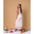 Vestido Beige Flor.