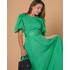 Vestido verde.