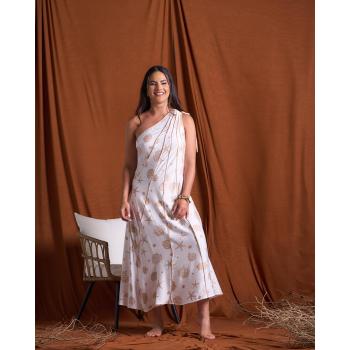 Vestido marino nude.