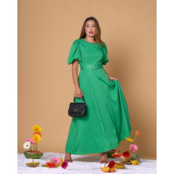 Vestido verde.