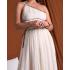 Vestido nude.