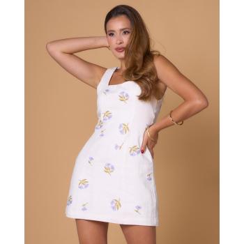 Vestido Flores Lila.