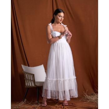 Vestido blanco.
