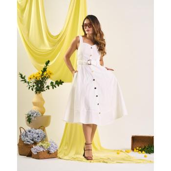 Vestido blanco.