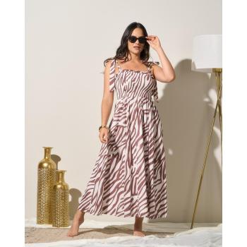 Vestido  Zebra Chocolate.