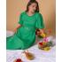 Vestido verde.