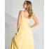 Vestido Amarillo de Rayas.